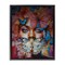 Stupell Industries Moths & Flutterby Female Portrait Floating Frame By Jesse Keith